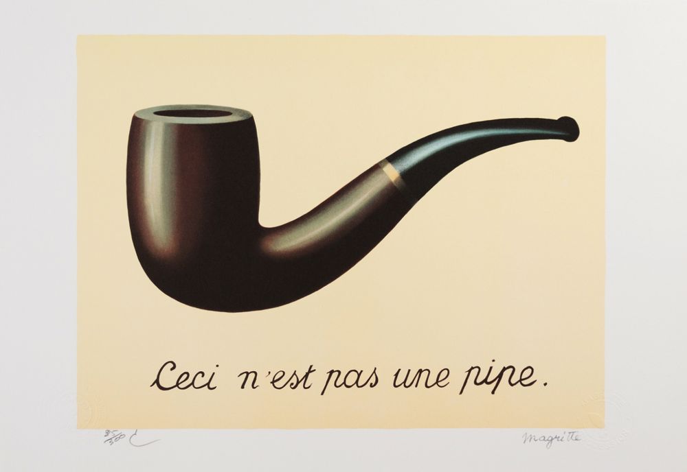 リトグラフ Magritte - La Trahison des Images