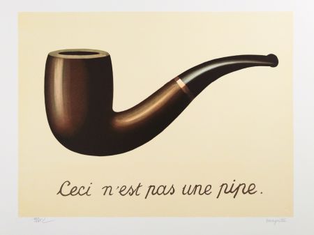 リトグラフ Magritte - La Trahison des Images