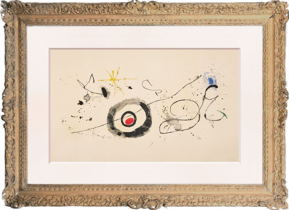 リトグラフ Miró - La traversée du miroir