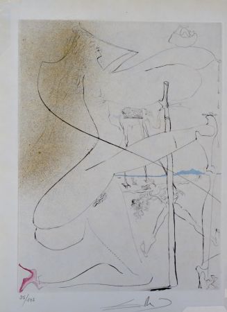 彫版 Dali - La Venus aux Fourrures Woman With Crutch