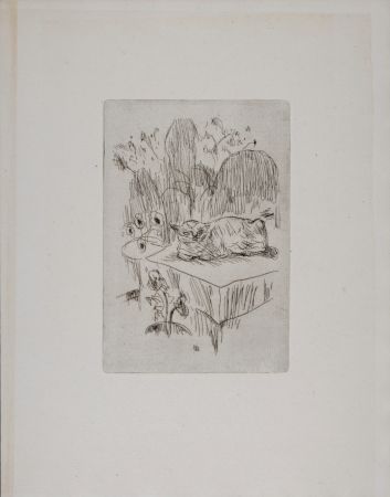 エッチング Bonnard - La Vie de Sainte Monique (C), 1930