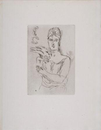 エッチング Bonnard - La Vie de Sainte Monique (G), 1930