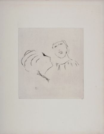 エッチング Bonnard - La Vie de Sainte Monique (I), 1930