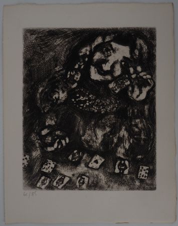 彫版 Chagall - La voyante (Les devineresses)
