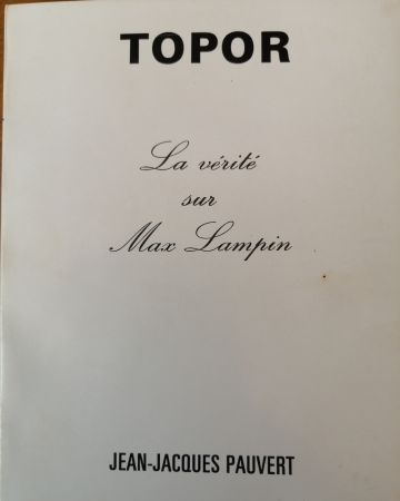 挿絵入り本 Topor - La Vérité sur Max Lampin