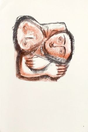 リトグラフ Calder (After) - L'abbraccio