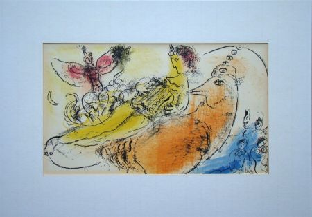 リトグラフ Chagall - L'Accordéoniste