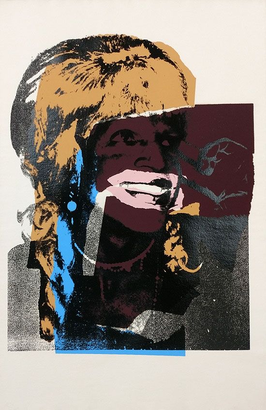シルクスクリーン Warhol - LADIES & GENTLEMEN FS II.133