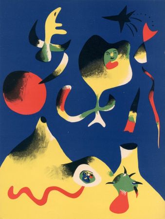 リトグラフ Miró (After) - L'Air