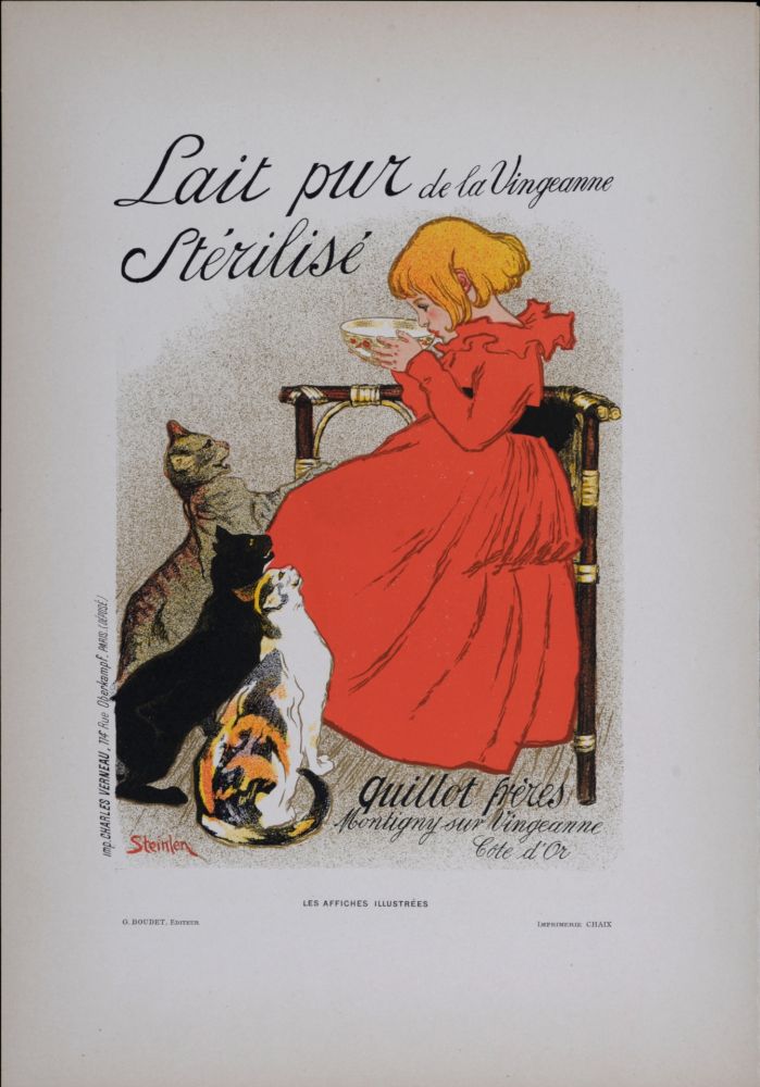 リトグラフ Steinlen - Lait Pur de la Vingeanne, 1896