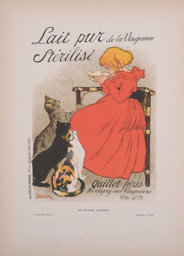 リトグラフ Steinlen - Lait Pur de la Vingeanne, 1897