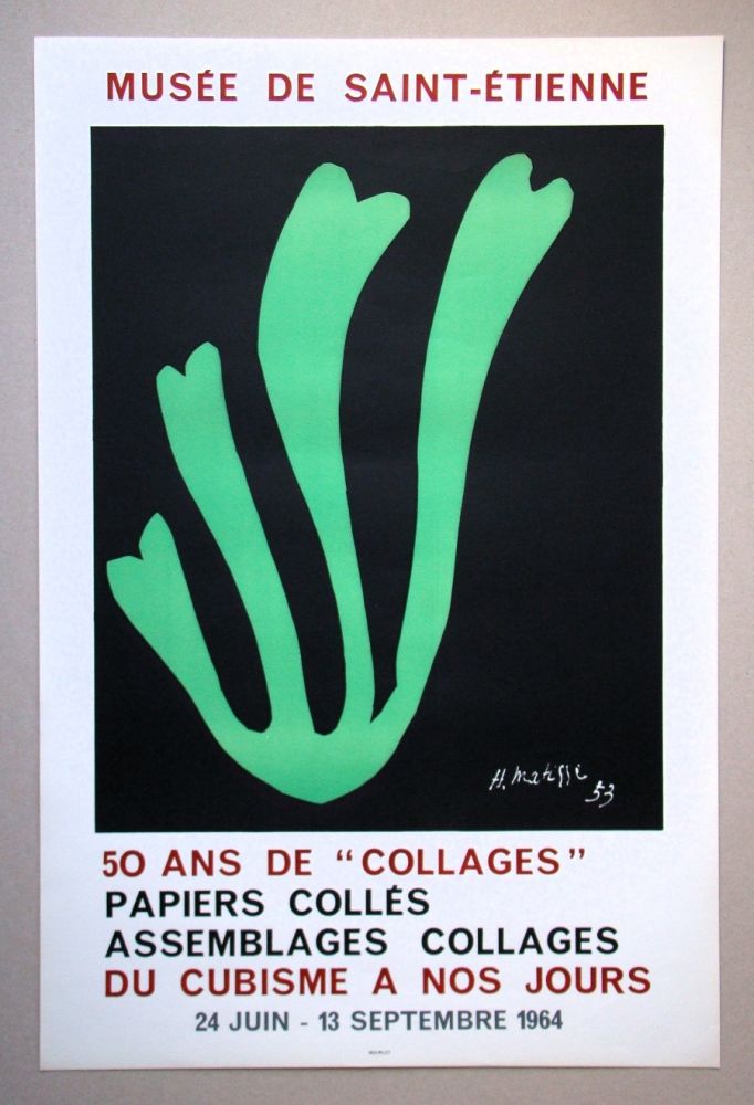 掲示 Matisse - L'Algue Verte, 1953