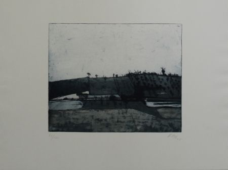 エッチングと　アクチアント Biederbick - Landschaft / Landscape