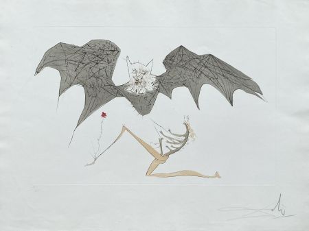 リトグラフ Dali - L'ange de la mélancolie