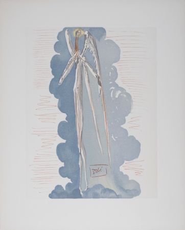 リトグラフ Dali - L'Ange du 7ème ciel