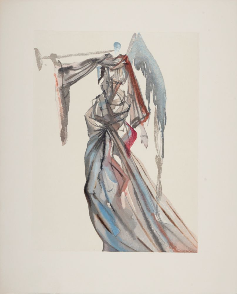 木版 Dali - L'Ange du Soleil, 1963