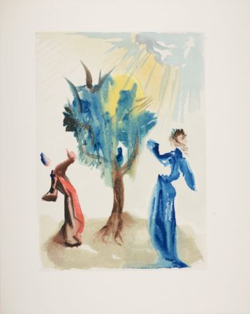 木版 Dali - L'arbre du Châtiment, 1963