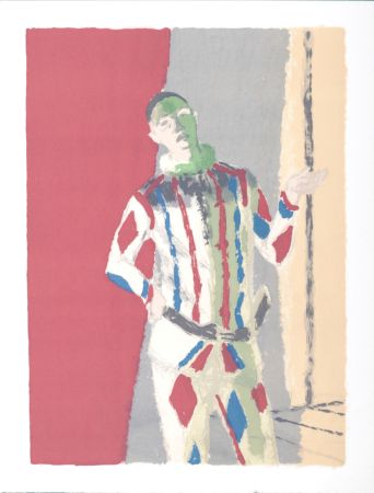 リトグラフ Brianchon - L'Arlequin, 1972