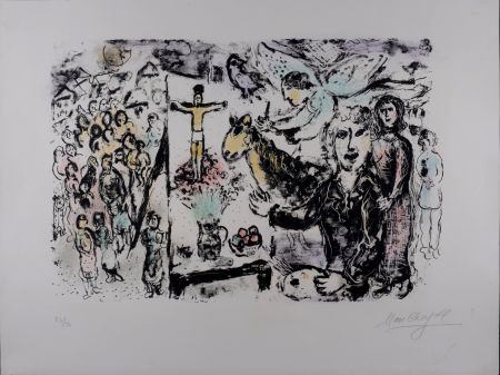 リトグラフ Chagall -  L’Artiste et Thèmes bibliques