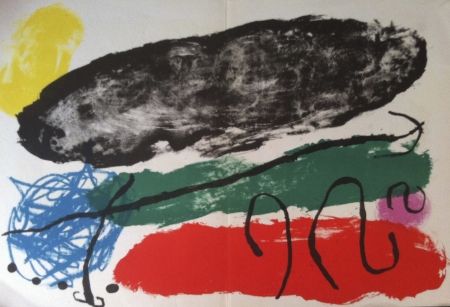 リトグラフ Miró - L'astre patagon