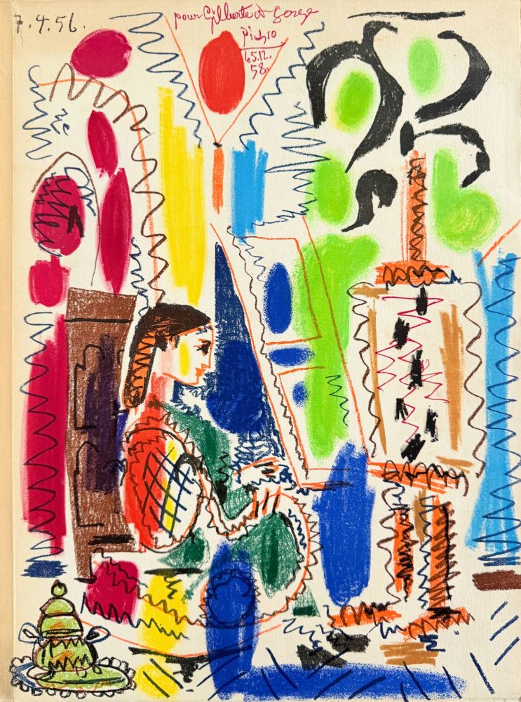 リトグラフ Picasso - L'atelier de Cannes