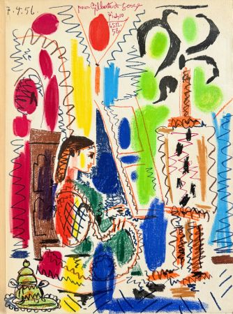 リトグラフ Picasso - L'atelier de Cannes