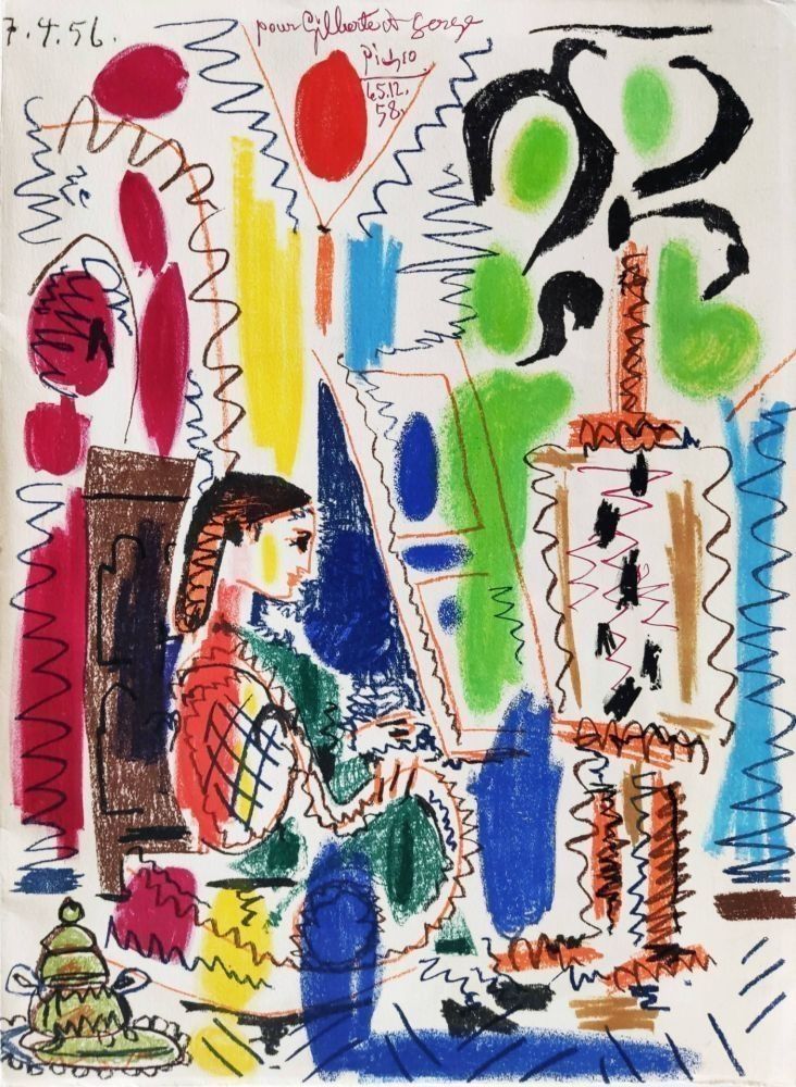 リトグラフ Picasso - L'atelier de Cannes (second state)