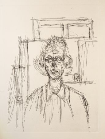 彫版 Giacometti - L'Atelier et Annette II