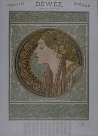 リトグラフ Mucha - Laurel, 1909