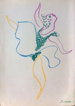 リトグラフ Picasso - Le ballet