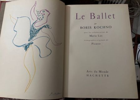 リトグラフ Picasso - Le Ballet/Ballerina-Boris Kokhno 