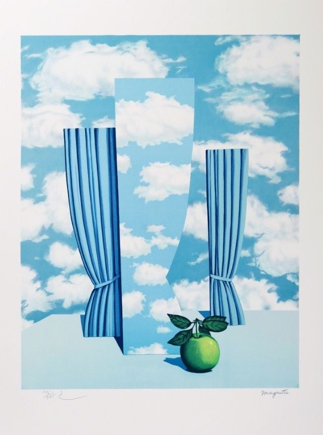 リトグラフ Magritte - Le Beau Monde