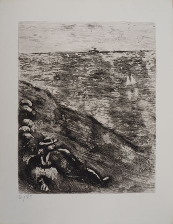 彫版 Chagall - Le berger et la mer