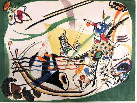 リトグラフ Kandinsky - Le bord vert