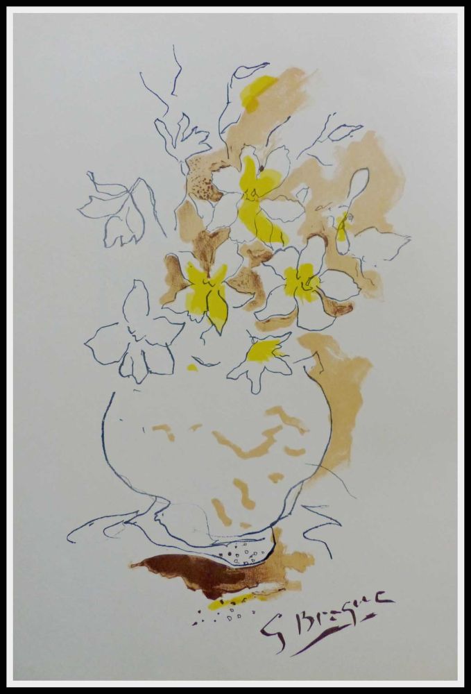 リトグラフ Braque (After) - LE BOUQUET