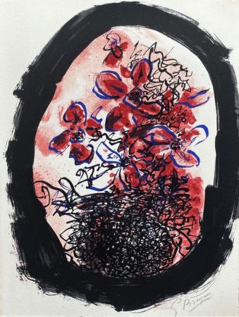 リトグラフ Braque - Le bouquet