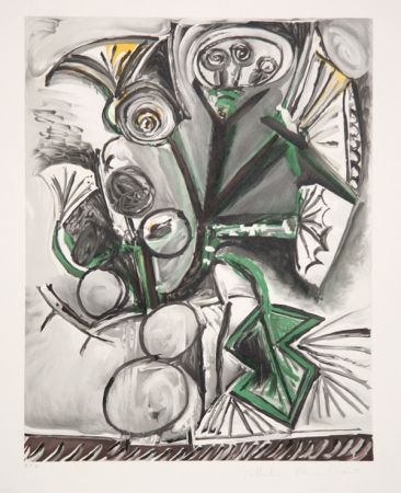 リトグラフ Picasso - Le Bouquet