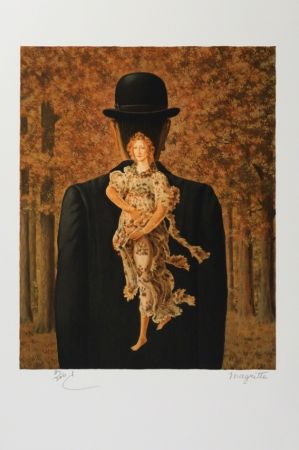 リトグラフ Magritte - Le bouquet tout fait