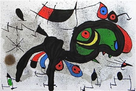リトグラフ Miró - Le Bélier fleuri