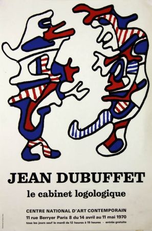 リトグラフ Dubuffet - Le Cabinet Logologique 