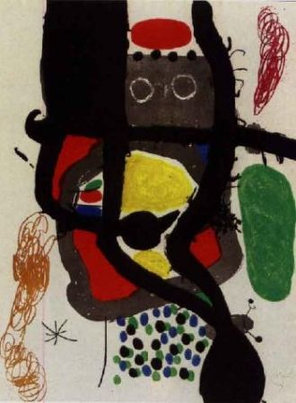 エッチングと　アクチアント Miró - Le Caissier
