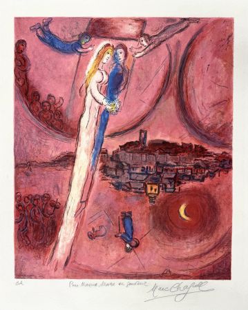 リトグラフ Chagall - Le Cantique des Cantiques