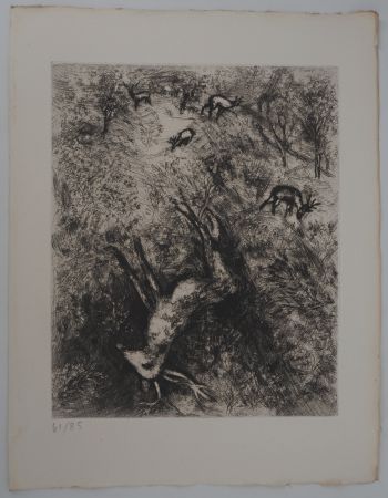 彫版 Chagall - Le cerf malade