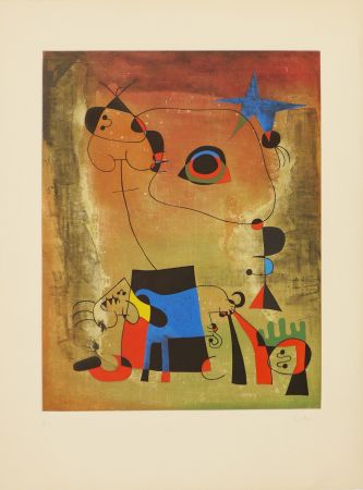アクチアント Miró (After) - Le chien bleu