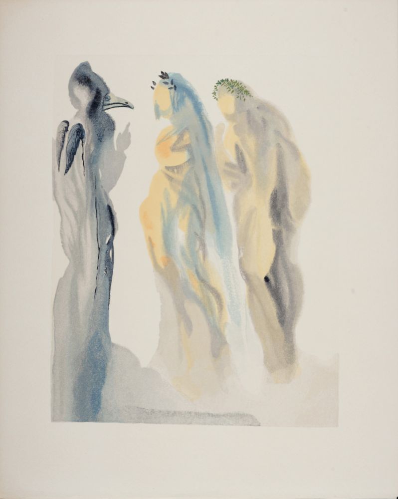 木版 Dali - Le Ciel de Vénus, 1963