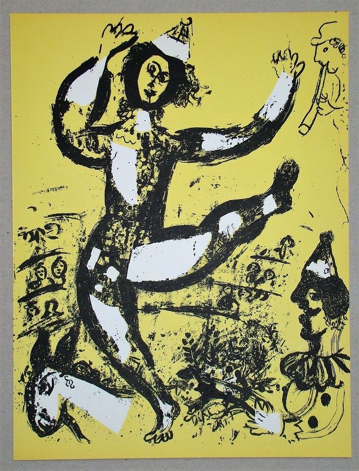 リトグラフ Chagall - Le Cirque