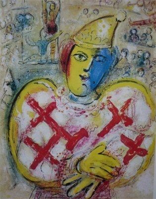 リトグラフ Chagall - Le Cirque, planche  10
