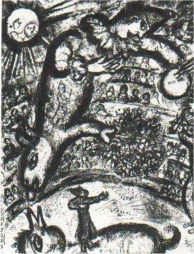 リトグラフ Chagall - Le Cirque, planche 37