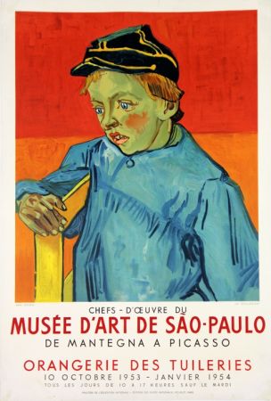 リトグラフ Van Gogh - Le Colegien, Musée D'Art de Sao Paulo