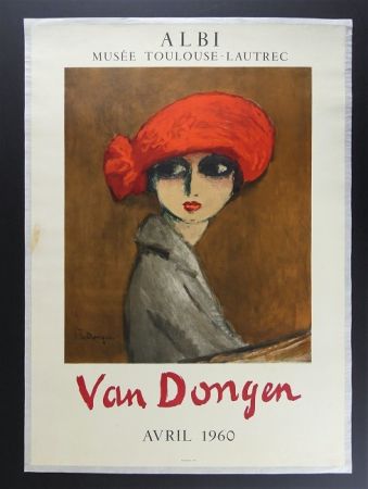 リトグラフ Van Dongen - Le Coquelicot - Albi 1960